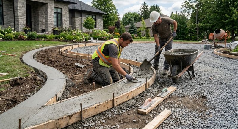 Concrete Edging Installation Service